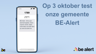 BE-Alert testdag - 